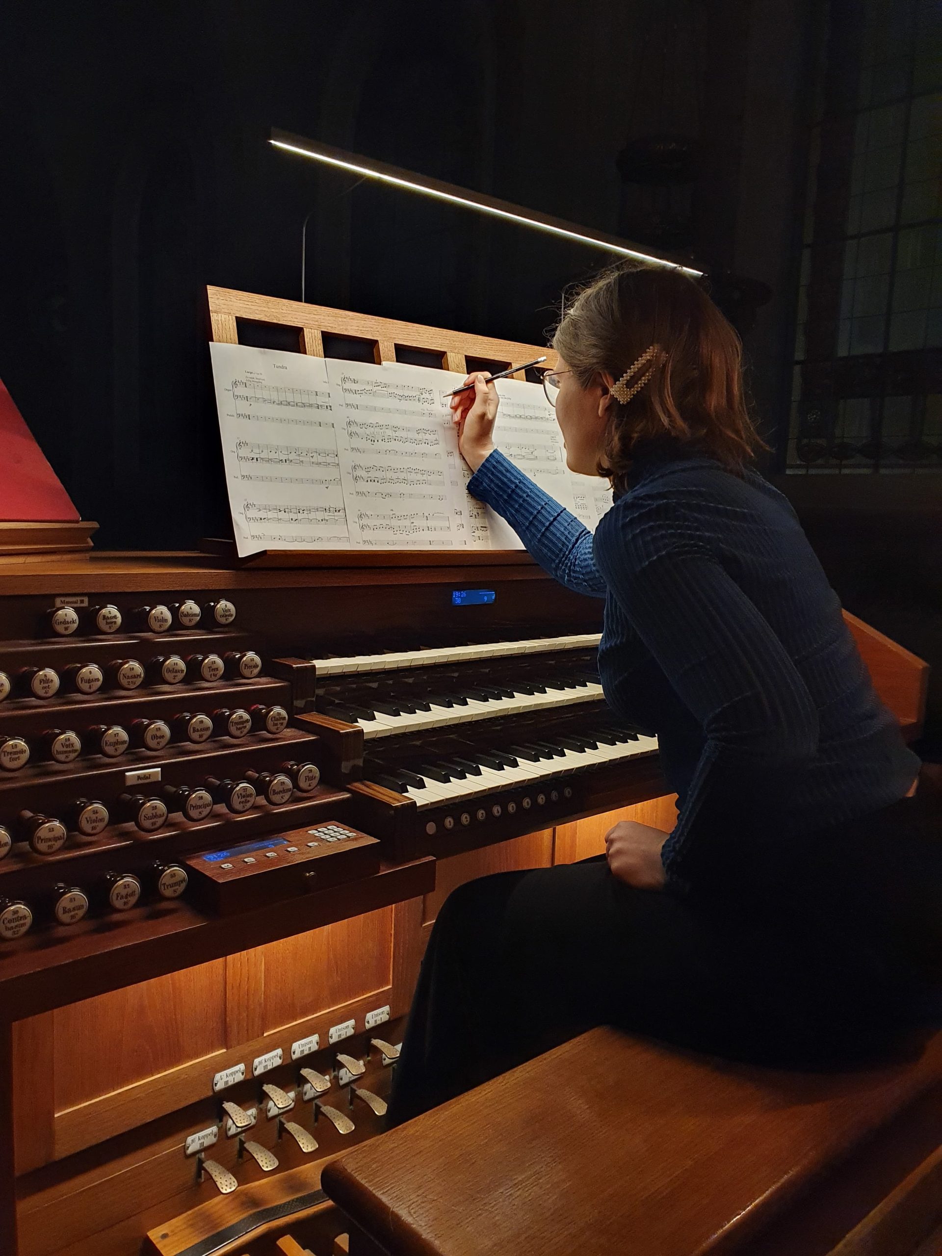 Writing an organ solo for Josefin Sundström